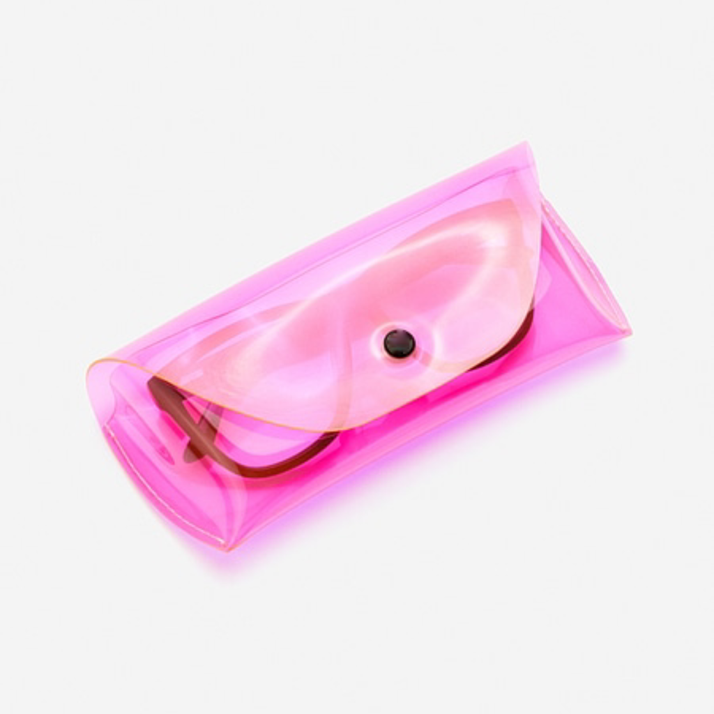 Sunshine Caixa de Óculos Holográfico Rosa